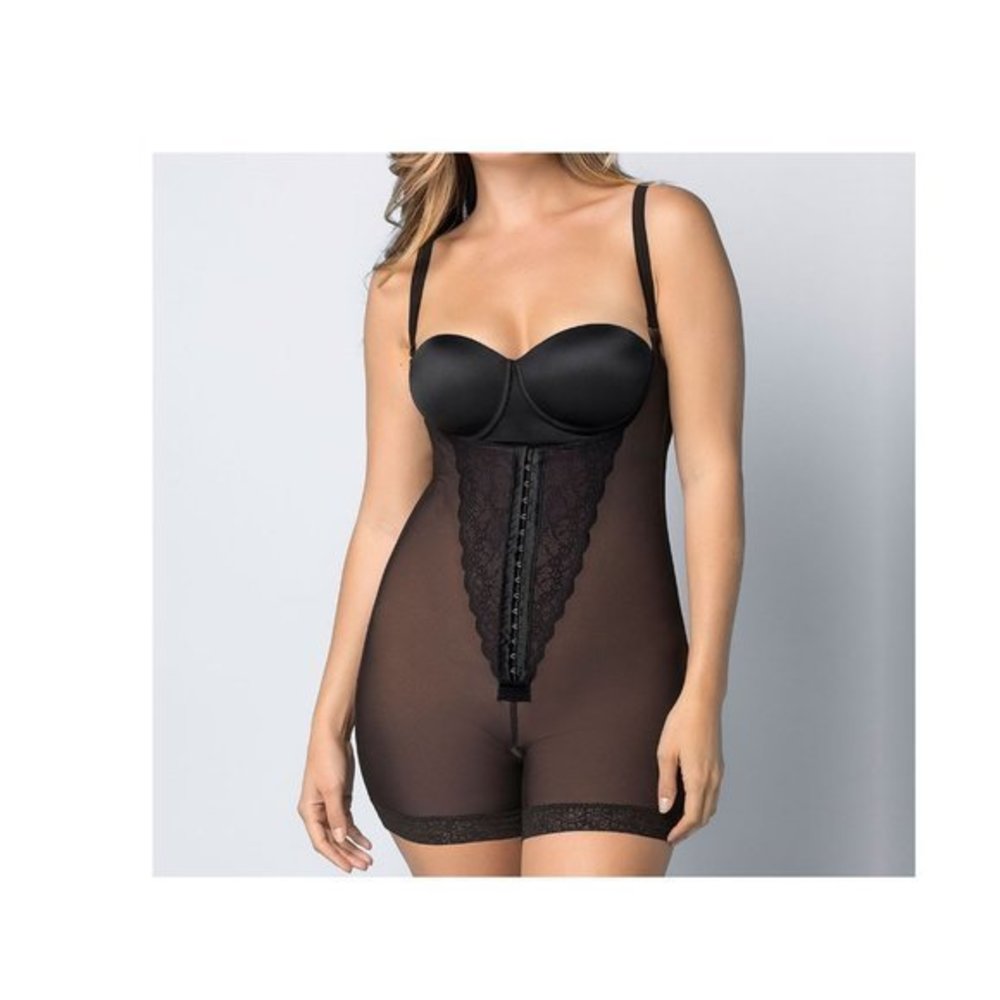 LAST ONE --Leonisa Women's Smart Lace Firm Control Body Shaper 18494 -XXL